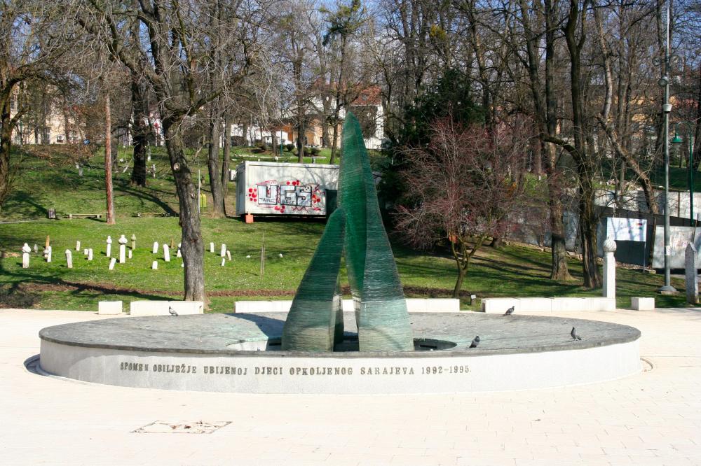 tombstones-in-park-sarajevo-bosnia